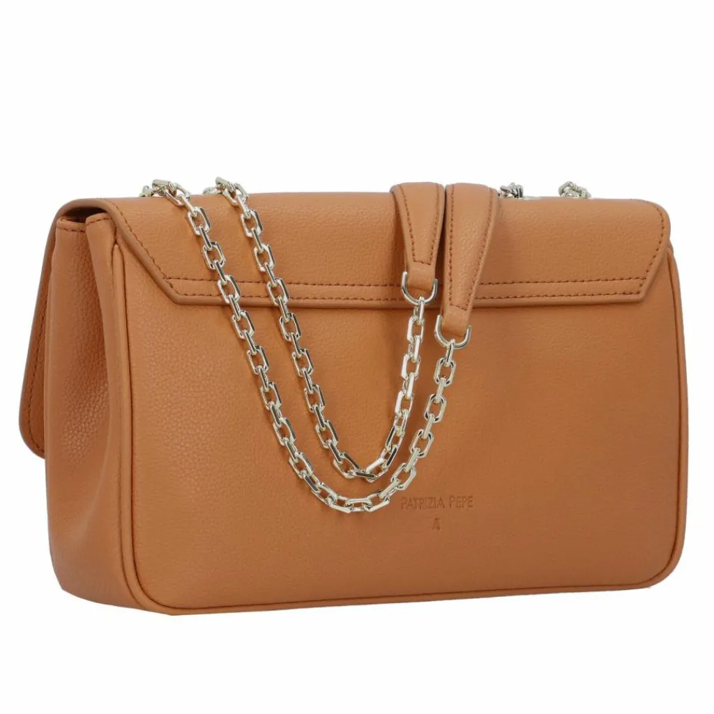 New Patrizia Pepe Fly Schultertasche Leder 25 cm summer cuoio