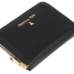Patrizia Pepe Damengeldbörsen Querformat<Geldbörse Leder 12 cm nero