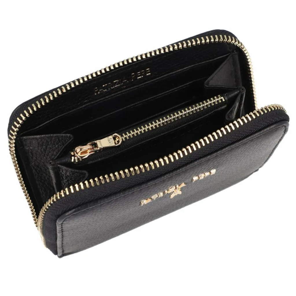 Patrizia Pepe Damengeldbörsen Querformat<Geldbörse Leder 12 cm nero
