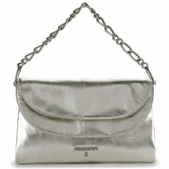 Patrizia Pepe Henkeltaschen<Handtasche Leder 30 cm new silver
