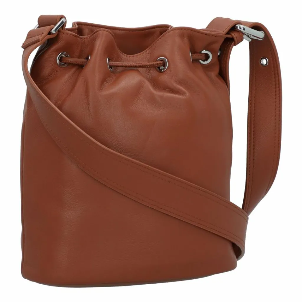 Patrizia Pepe Beuteltaschen|Umhängetaschen<(Im)Perfection Beuteltasche Leder 25 cm new cuoio