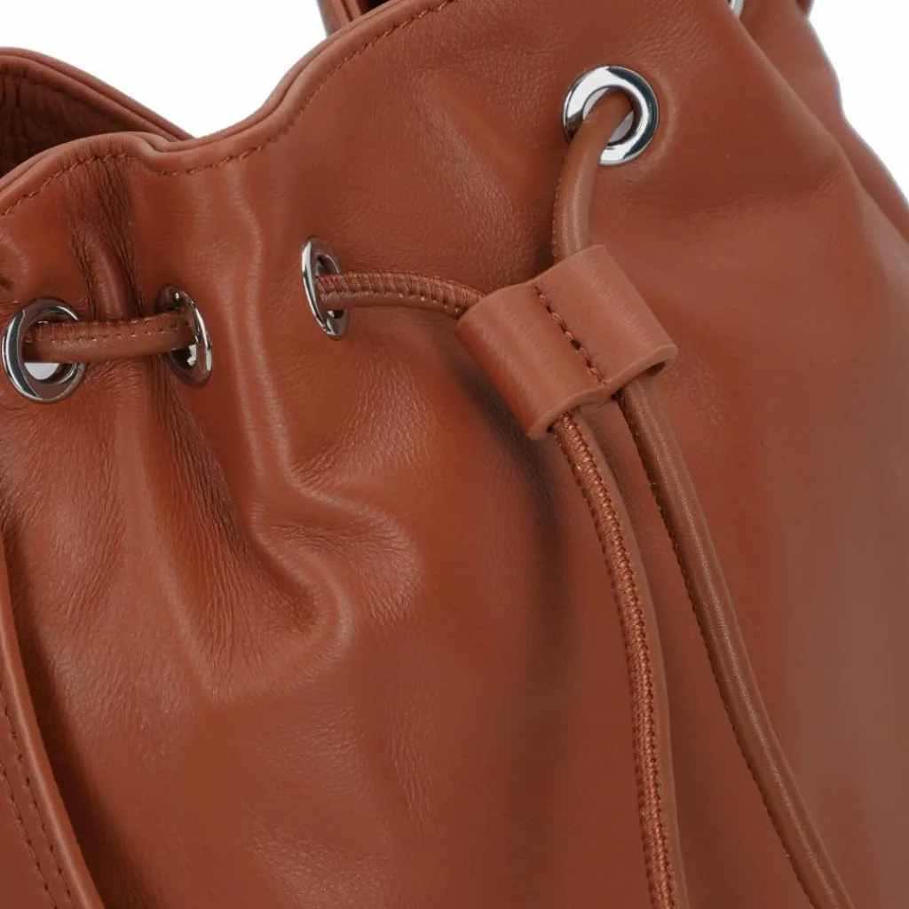 Patrizia Pepe Beuteltaschen|Umhängetaschen<(Im)Perfection Beuteltasche Leder 25 cm new cuoio
