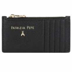 Sale Patrizia Pepe Kreditkartenetui Leder 13 cm nero