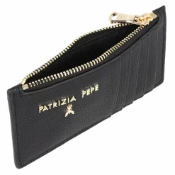 Sale Patrizia Pepe Kreditkartenetui Leder 13 cm nero