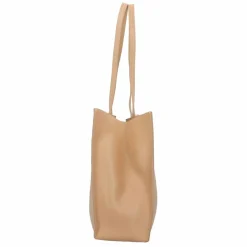 Online Patrizia Pepe New Shopping Shopper Tasche Leder 37.5 cm pompei beige