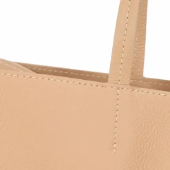 Online Patrizia Pepe New Shopping Shopper Tasche Leder 37.5 cm pompei beige