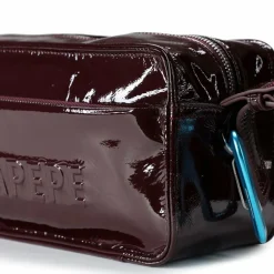 Patrizia Pepe Schultertaschen|Henkeltaschen<Schultertasche Leder 35 cm glossy plume