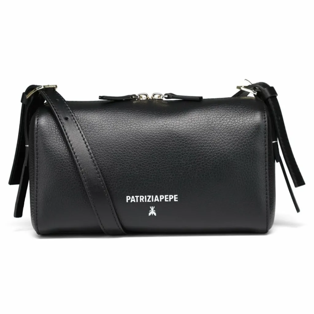 Hot Patrizia Pepe Schultertasche Leder 24 cm nero