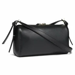 Hot Patrizia Pepe Schultertasche Leder 24 cm nero