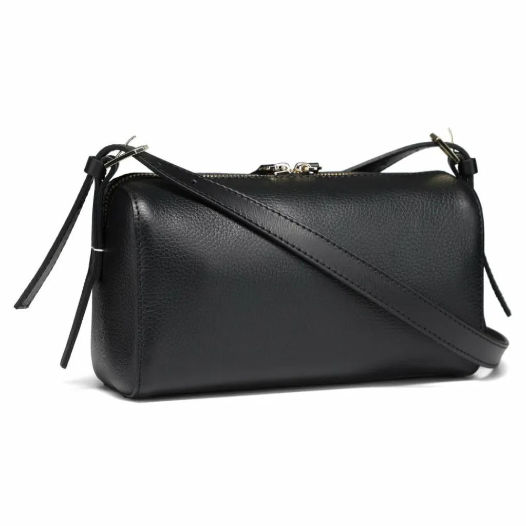 Hot Patrizia Pepe Schultertasche Leder 24 cm nero