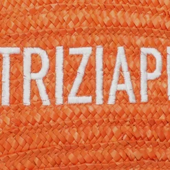 Patrizia Pepe Shopper|Schultertaschen<Summer Straw Shopper Tasche 51 cm orange sunset