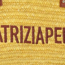 Patrizia Pepe Summer Straw Shopper Tasche 51 cm