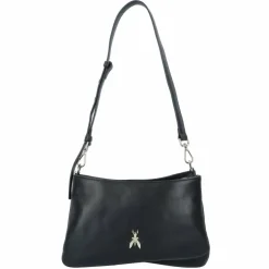 Discount Patrizia Pepe Tris Schultertasche Leder 28 cm nero