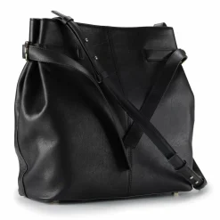 Patrizia Pepe Umhängetasche Leder 30.5 cm nero