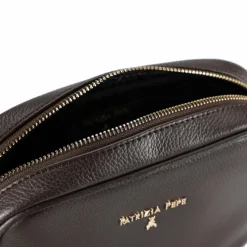 Online Patrizia Pepe Umhängetasche Leder 20 cm deep chocolate