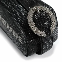 New Patrizia Pepe Umhängetasche Leder 21 cm nero jet