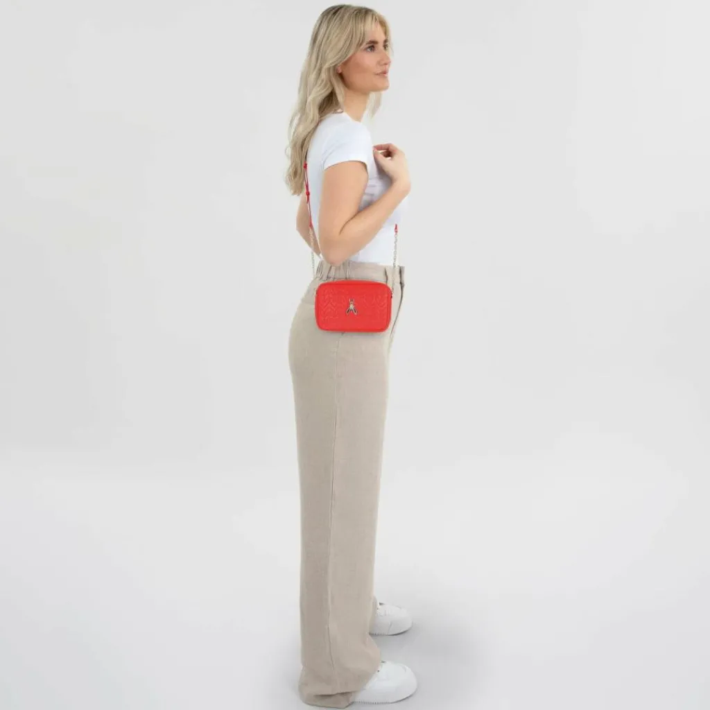 Patrizia Pepe Umhängetaschen<Umhängetasche Leder 18.5 cm glam red