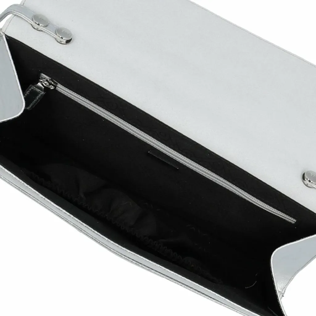 Picard Abendtaschen & Clutches|Schultertaschen<Auguri Auguri Clutch Tasche Leder 30 cm silber