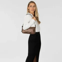 Sale Picard Auguri Auguri Schultertasche Leder 26 cm bronze