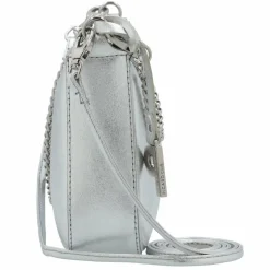 Hot Picard Auguri Auguri Schultertasche Leder 26 cm silber