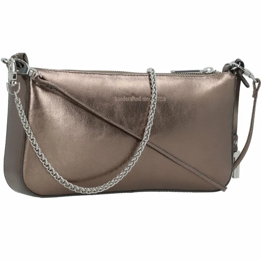 Picard Schultertaschen<Auguri Auguri Schultertasche Leder 26 cm altsilber