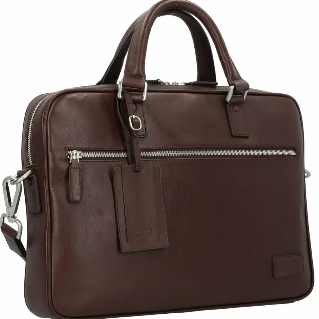 Picard Laptoptaschen|Aktentaschen<Authentic Aktentasche Leder 40 cm Laptopfach cafe