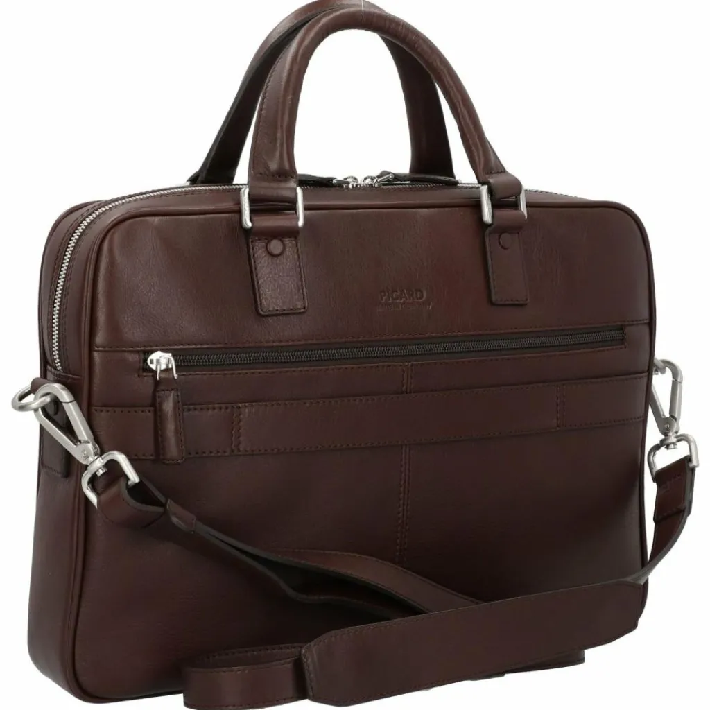 Picard Laptoptaschen|Aktentaschen<Authentic Aktentasche Leder 40 cm Laptopfach cafe