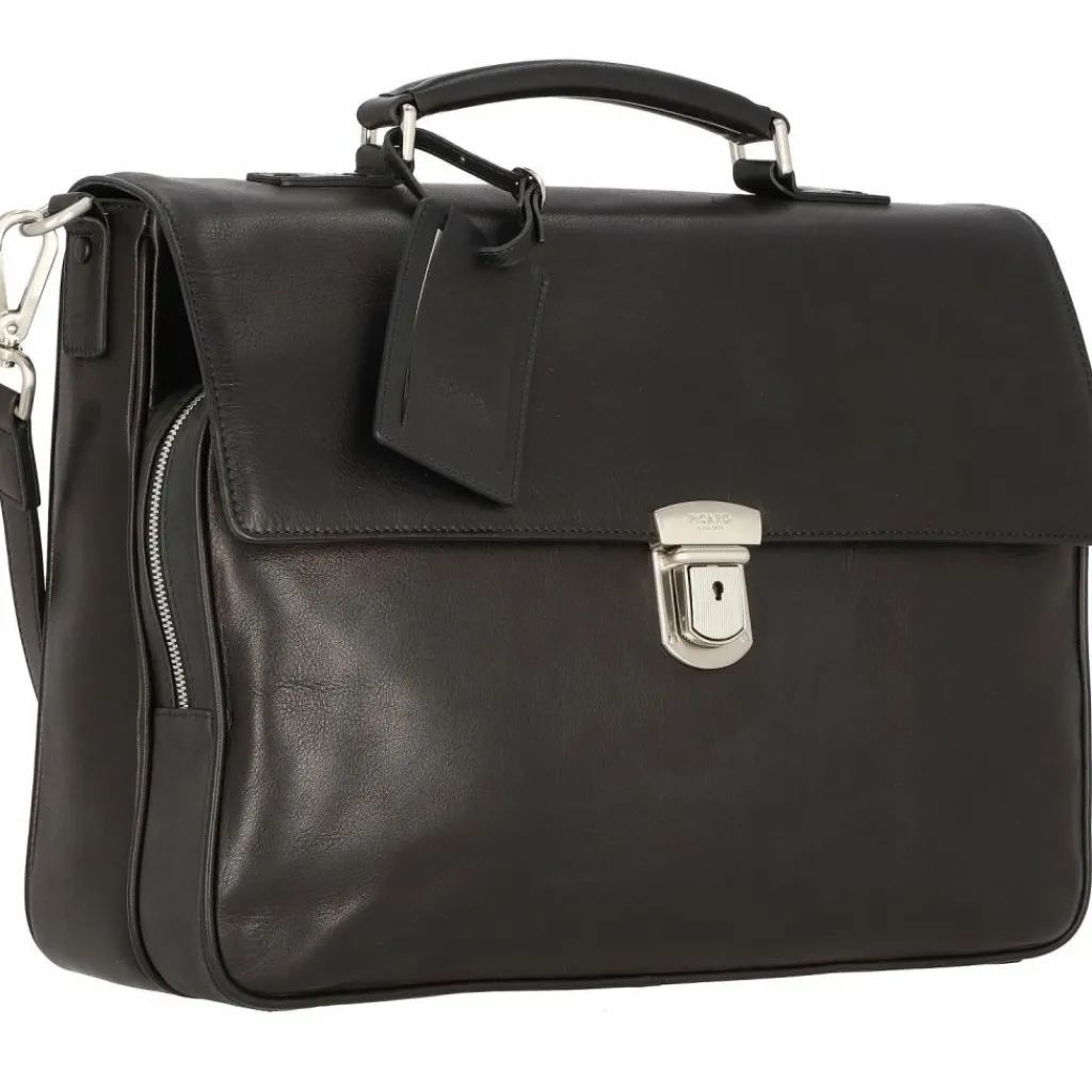 Picard Aktentaschen<Authentic Aktentasche Leder 39 cm schwarz