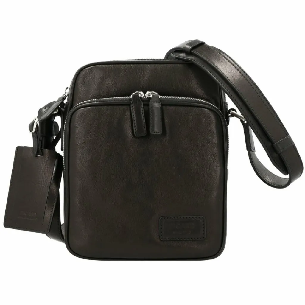 Picard Umhängetaschen<Authentic Umhängetasche Leder 19 cm schwarz