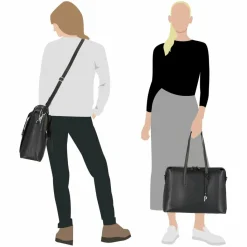 New Picard Bali Bali Aktentasche Leder 38 cm schwarz