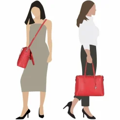 Hot Picard Bali Bali Aktentasche Leder 38 cm red