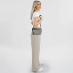 New Picard Bella Umhängetasche Leder 20 cm granite