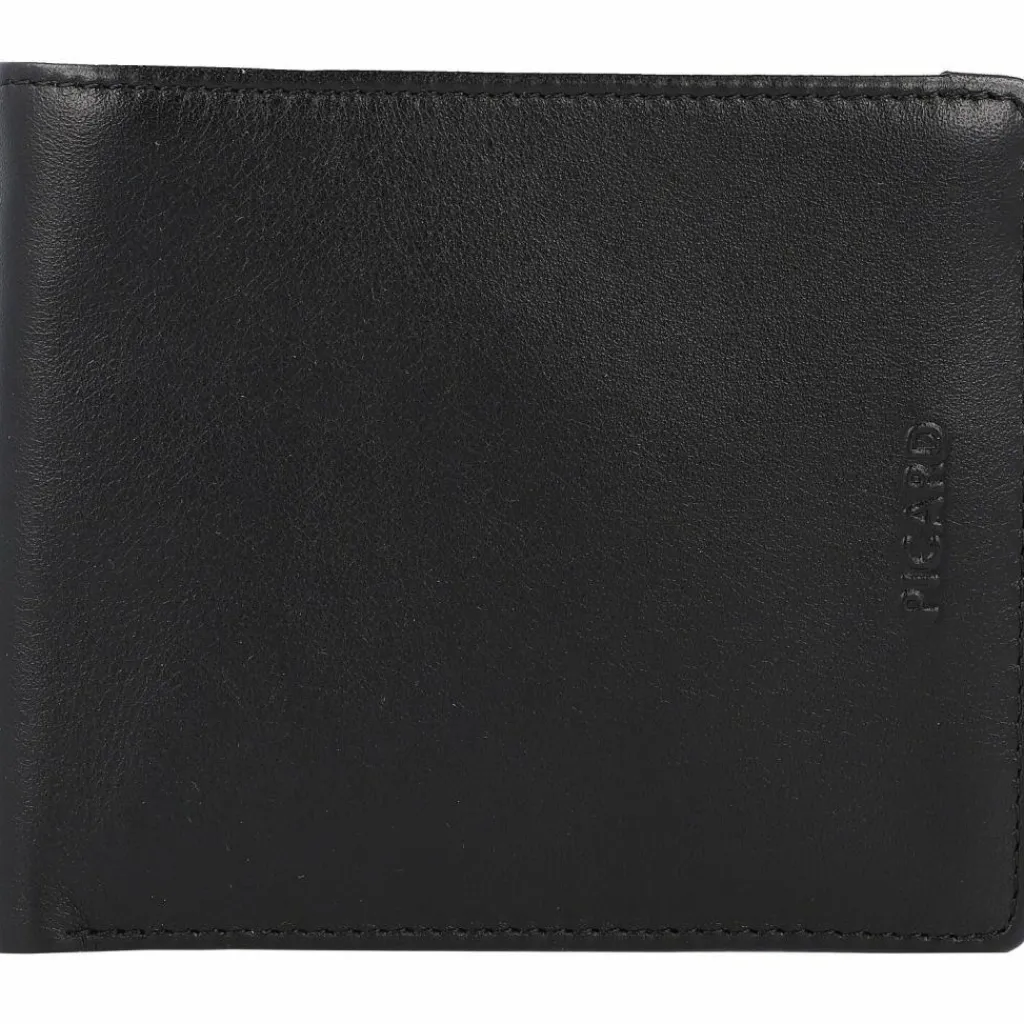 Hot Picard Brooklyn Geldbörse Leder 11,5 cm schwarz