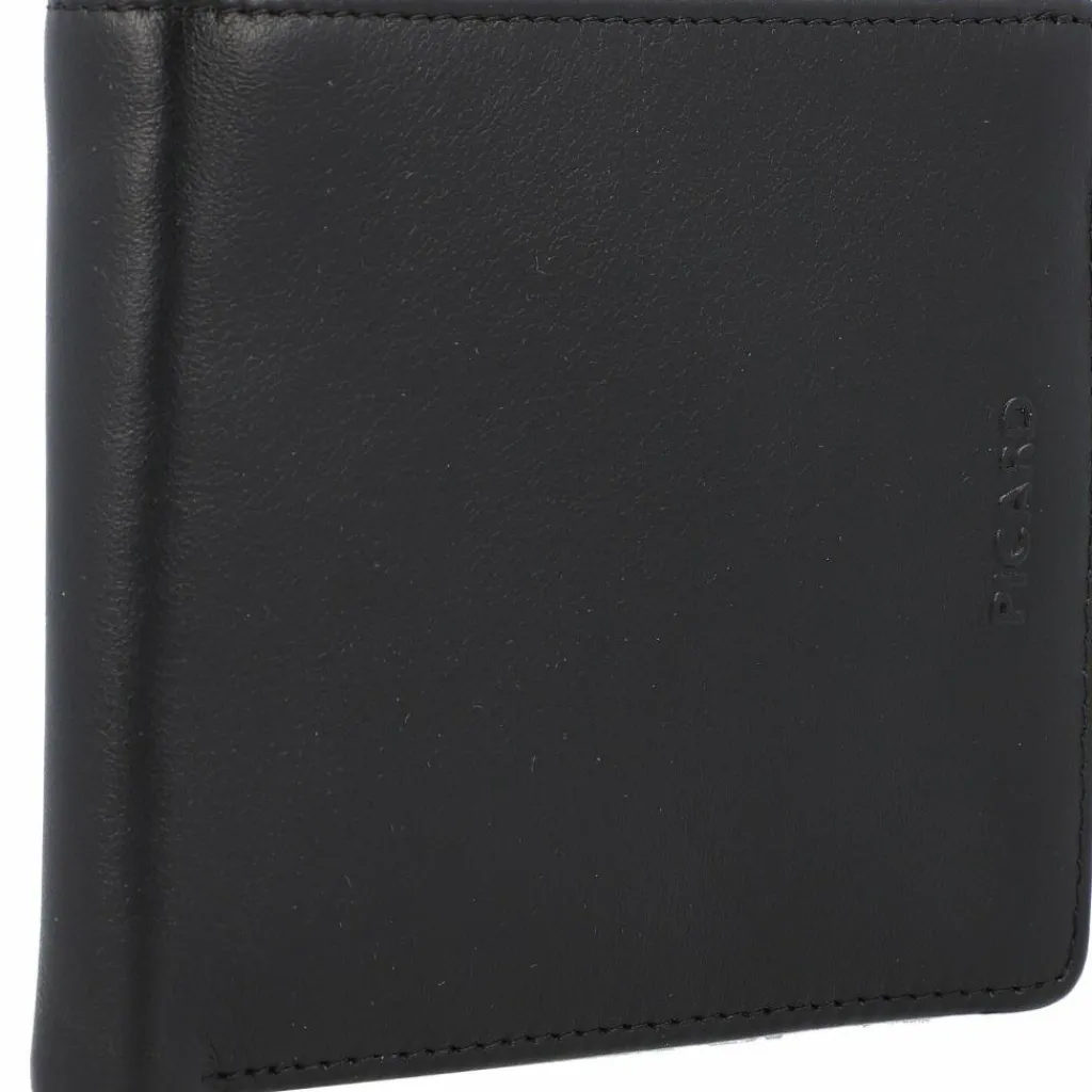 Hot Picard Brooklyn Geldbörse Leder 11,5 cm schwarz