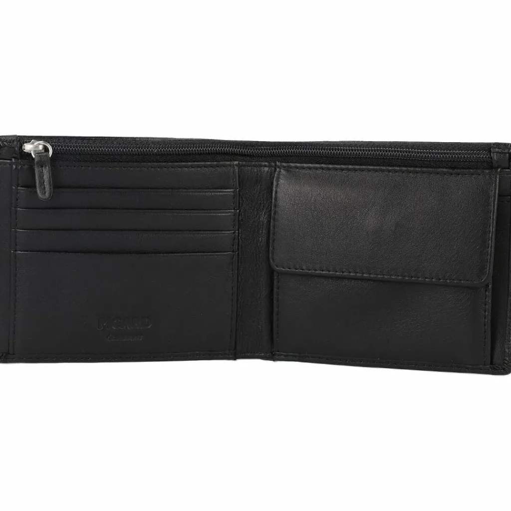 Hot Picard Brooklyn Geldbörse Leder 11,5 cm schwarz