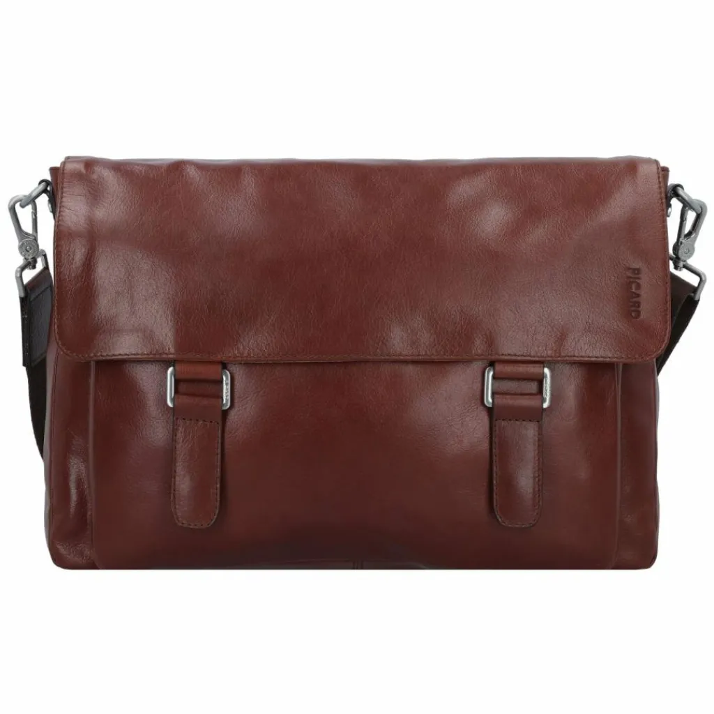 New Picard Buddy Aktentasche Leder 40 cm Laptopfach cognac