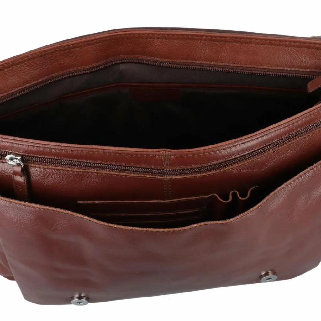 New Picard Buddy Aktentasche Leder 40 cm Laptopfach cognac