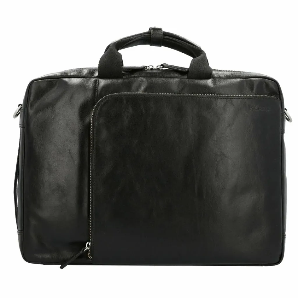 Picard Laptoptaschen|Messenger Bags<Buddy Aktentaschen Messenger Leder 42 cm Laptopfach schwarz