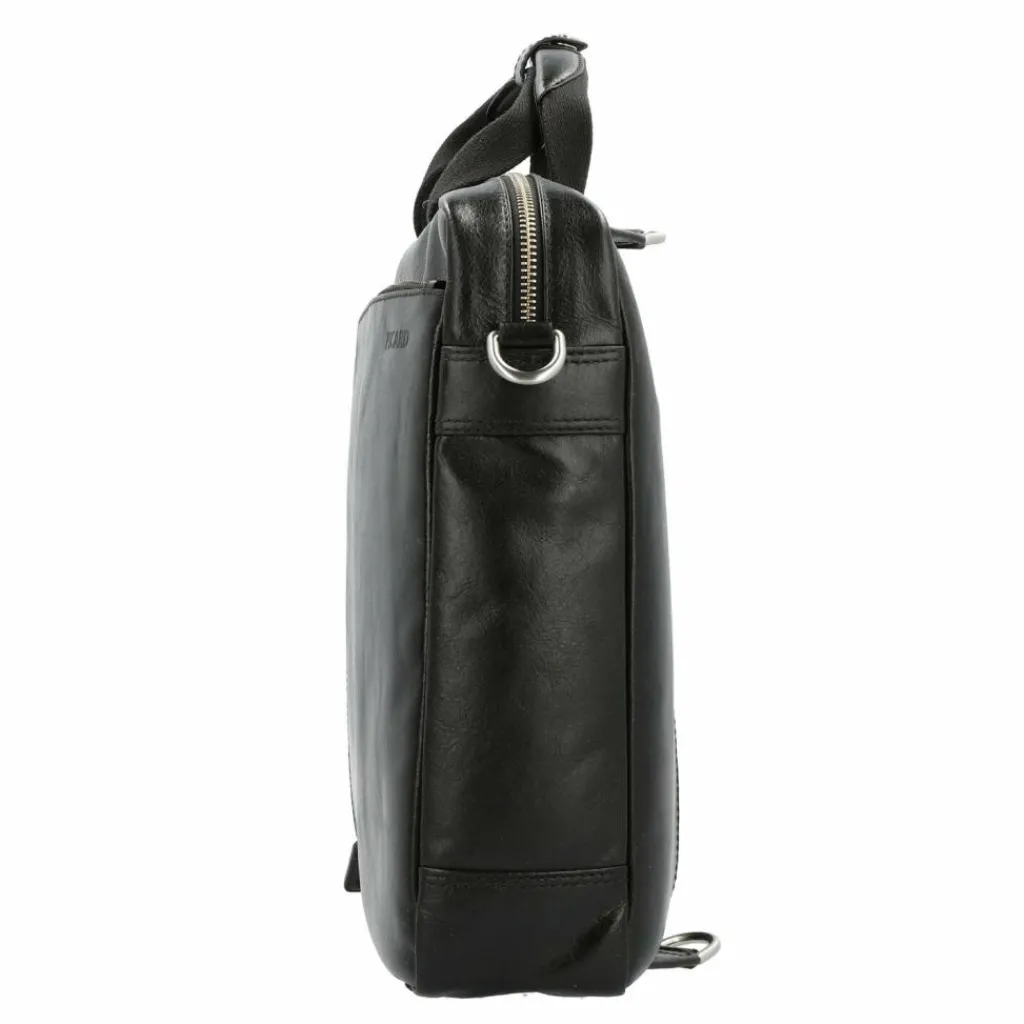 Picard Laptoptaschen|Messenger Bags<Buddy Aktentaschen Messenger Leder 42 cm Laptopfach schwarz