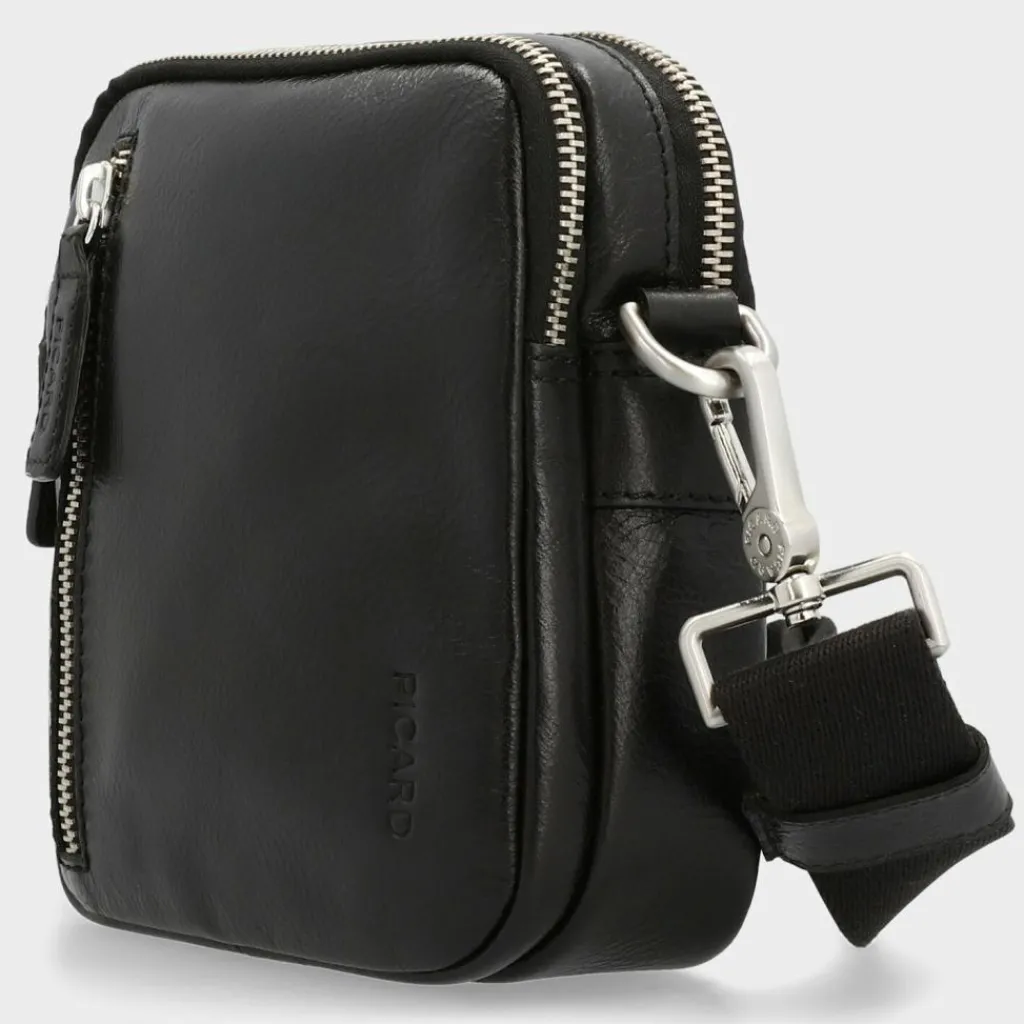 Discount Picard Buddy Mini Bag Umhängetasche Leder 16 cm schwarz