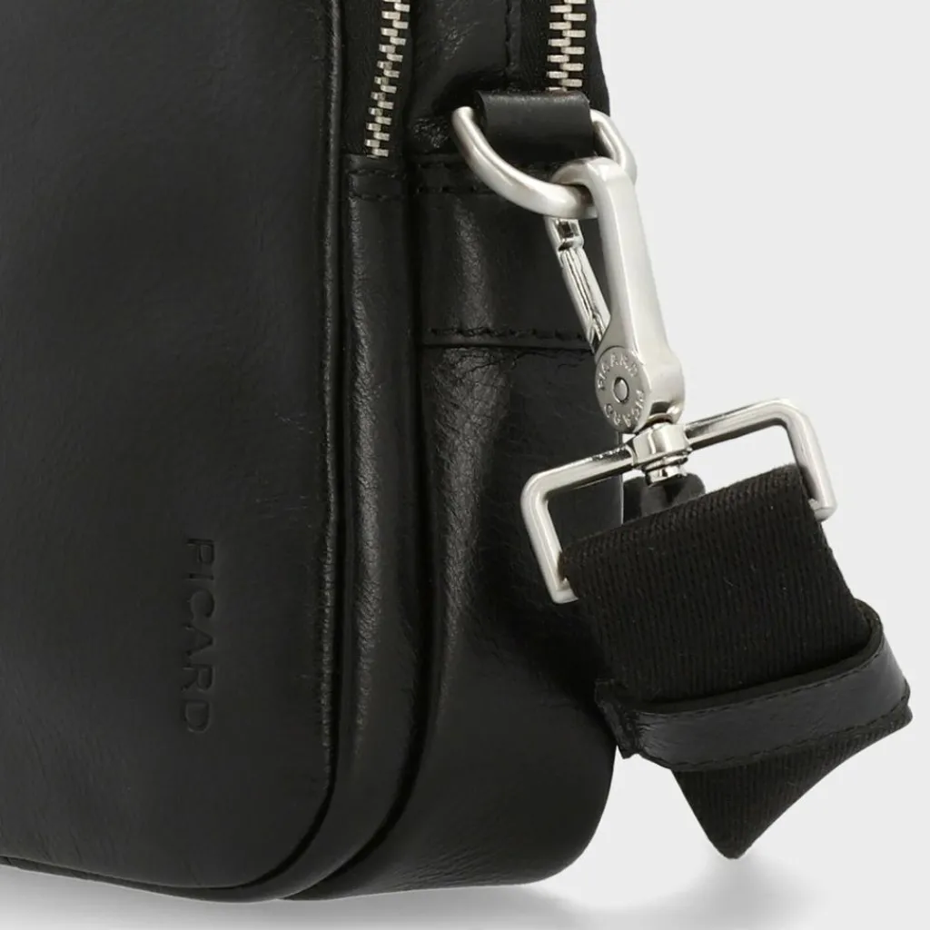 Discount Picard Buddy Mini Bag Umhängetasche Leder 16 cm schwarz
