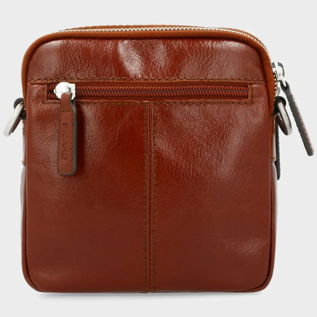 Best Picard Buddy Mini Bag Umhängetasche Leder 16 cm cognac