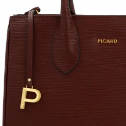 Discount Picard Calais Handtasche Leder 30 cm vino