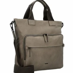 Clearance Picard Casual Handtasche Leder 41 cm Laptopfach taupe
