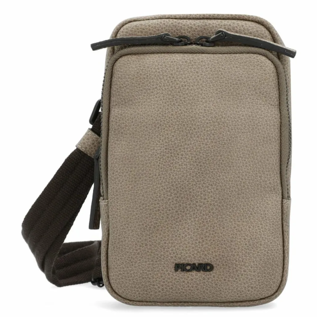 Picard Umhängetaschen<Casual Umhängetasche Leder 11 cm taupe