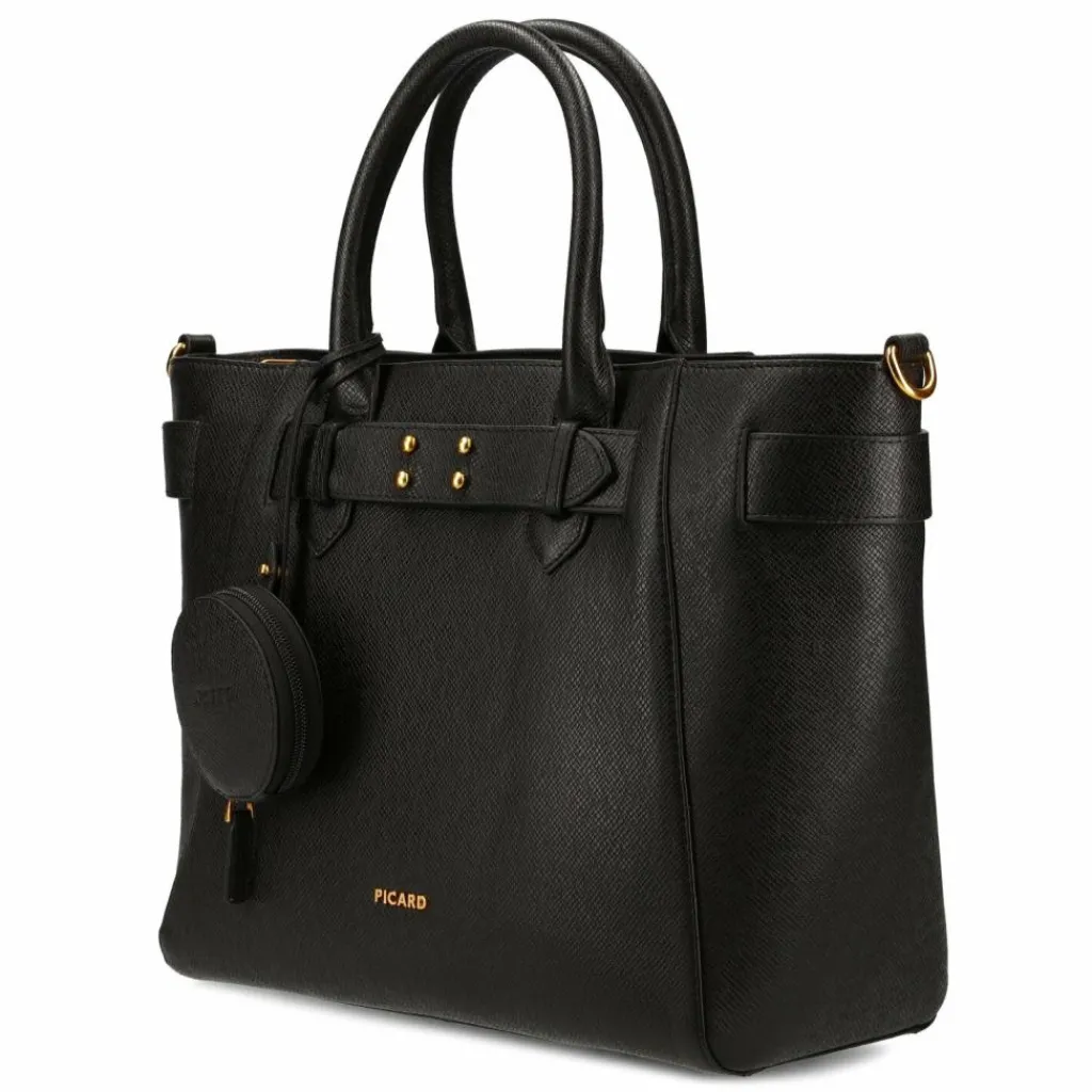 Picard Shopper|Henkeltaschen<Chic Way Shopper Tasche Leder 39 cm schwarz