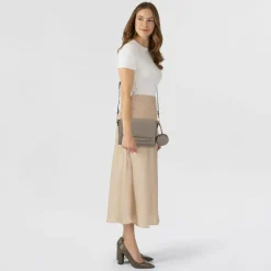 Best Picard Chic Way Umhängetasche Leder 23 cm gravel