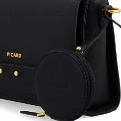 Sale Picard Chic Way Umhängetasche Leder 23 cm schwarz