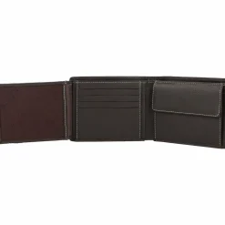 Picard Herrengeldbörsen Querformat<Diego Geldbörse Leder 12,5 cm cafe