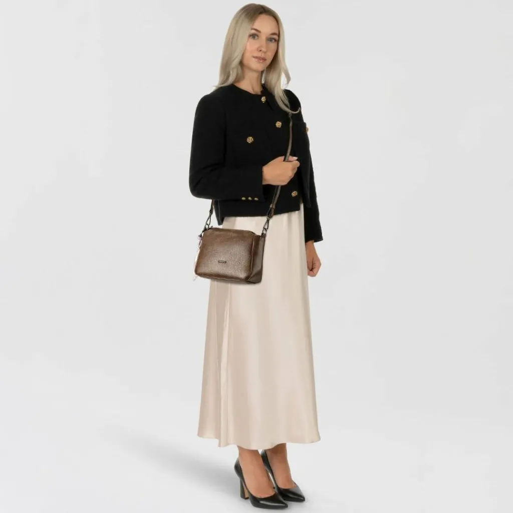 Hot Picard Essenza Schultertasche 22 cm cafe